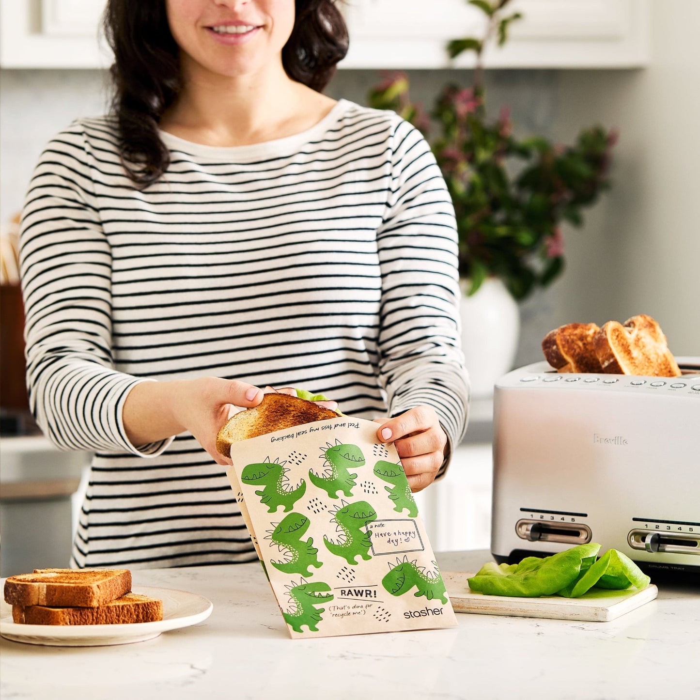 Recyclable Paper Sandwich Bags 50ct